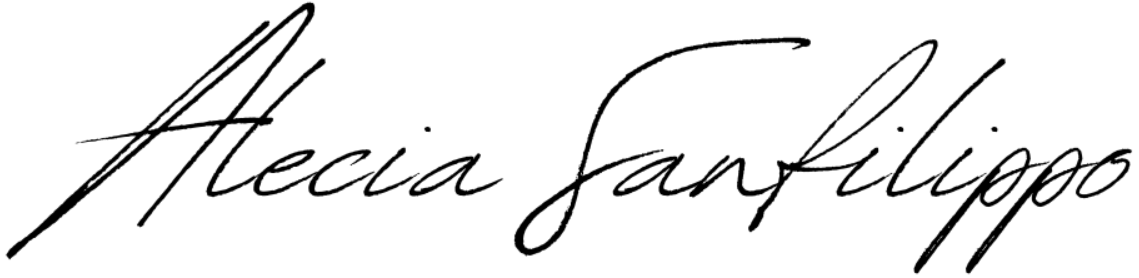 Alecia's Signature